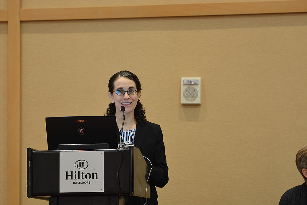 UW-CTRI Researcher Tanya Schlam presented four times in Baltimore, including three talks and a poster. 