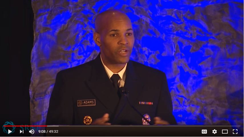US Surgeon General Jerome Adams spoke to a packed audience at SRNT 2018, pledging to address smoking addiction and death in the United States, including menthol flavoring.