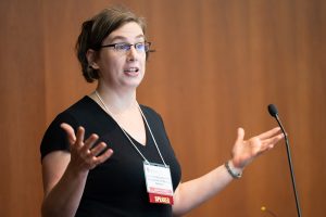 Dr. Danielle McCarthy presents at DOM Research Day 2018