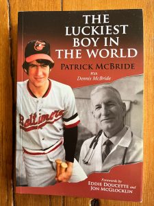 McBride's book is called The Luckiest Boy in the World