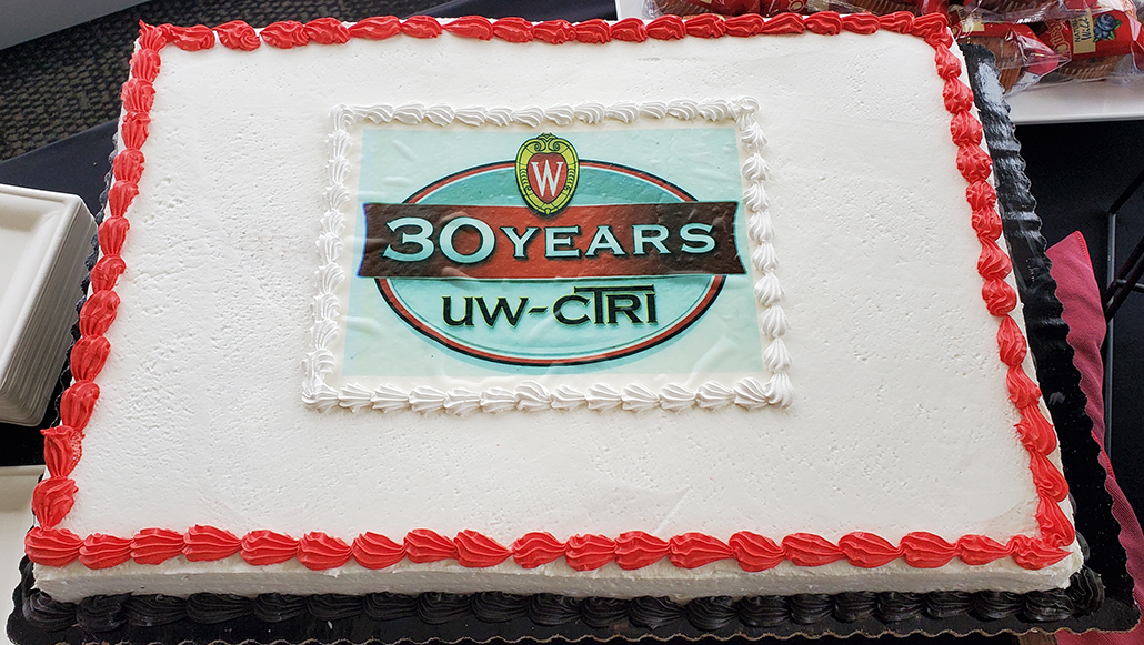 UW-CTRI 30th cake