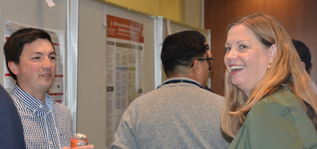 Dr. Megan Piper presented her poster.