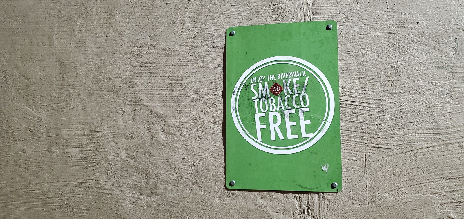 Tobacco-free San Antonio Sign